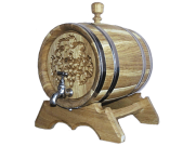 Декоративное и практическое применение дубовой бочки