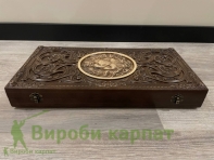 Нарды деревянные Лев 37х37