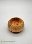 Деревянный мини подсвечник