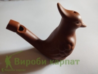 Свистулька водяная керамическая Птичка