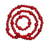 Набор бусы с браслетом