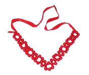 Бусы с завязками