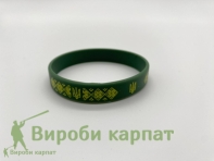 Браслет патриотический зеленый 