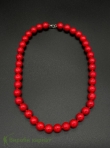 Бусы красный коралл 10мм