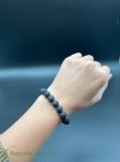 Браслет лава камень 10мм