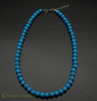 Бусы из бирюзы 8мм