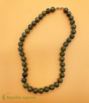 Ожерелье змеевик матовый 10мм