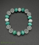 Браслет кошачий глаз комбинированный 10м