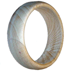 Тонкий деревянный браслет