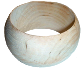 Широкий деревянный браслет