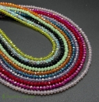 Чокер из хрустальных бусин в ассортименте 4мм