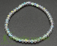 Браслет из хрустальных бусин в ассортименте 4мм