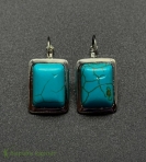 Серьги бирюза