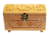 Шкатулка 8х16 см (светлая)