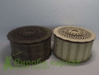 Шкатулка круглая