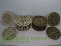 Шкатулка круглая