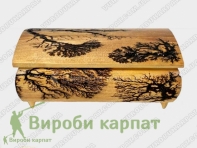 Шкатулка с прожигом 21х11см