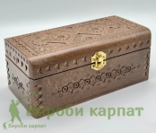 Шкатулка резная 21х12х9см