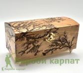 Шкатулка деревянная 11х21см