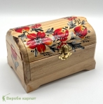 Шкатулка с ручной росписью 11х16см