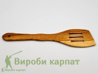 Кухонная лопатка шумовка из дуба