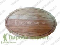 Овальна дошка з дуба