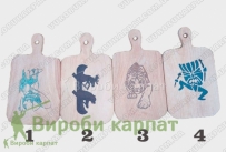 Разделочная доска с эпоксидной смолой