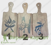 Дубовая доска с эпоксидной смолой