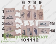 Разделочная доска с эпоксидной смолой