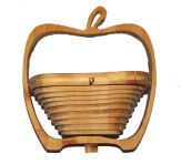 Basket and trivet  "Apple"