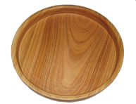 Wooden serving tray 18 cm
