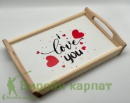 Folding breakfast table