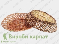 Тарелка из лозы овальна