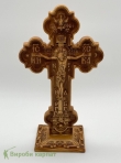 Деревянный крест на подставке 50см