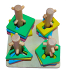 Пирамидка - сортер 10 х 10