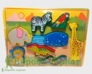 Пазлы с животными