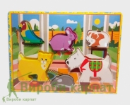 Пазл домашних животных 