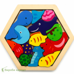 Пазл "Морские животные"