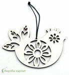 Деревянное украшение Птичка 