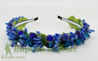 Обруч для волос с цветами