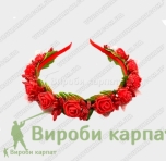 Обруч с розами