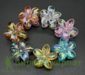 Мини-заколка-цветок