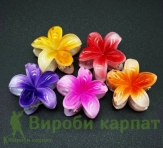 Краб для волос цветок