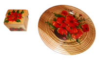 Шкатулка + тарелка 25