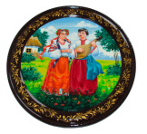 Расписная тарелка