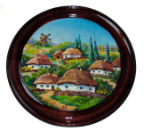 Расписная тарелка