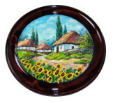 Расписная тарелка