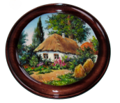 Расписная тарелка