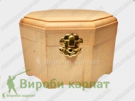 Шкатулка восьмигранная 15х15х9см