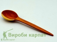 Деревянная ложка ручной работы слива 16 см